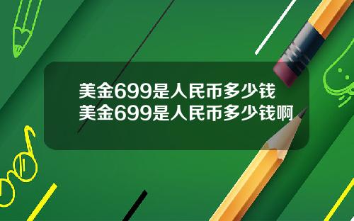 美金699是人民币多少钱美金699是人民币多少钱啊