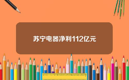 苏宁电器净利112亿元